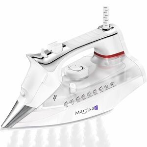 Martisan Steam Iron for Clothes, 1800W, Large Ceramic Soleplate, NEW